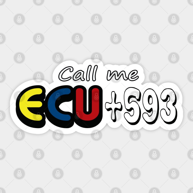 Ecu 593 Sticker by leeloolook